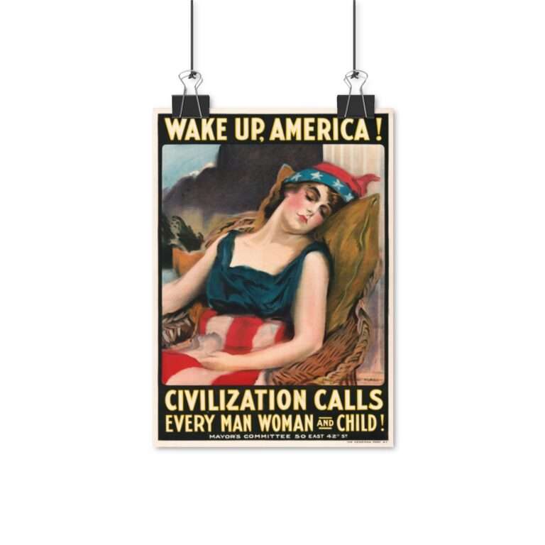 Wake Up America by James Montgomery Flagg - Poster Print - Image 3