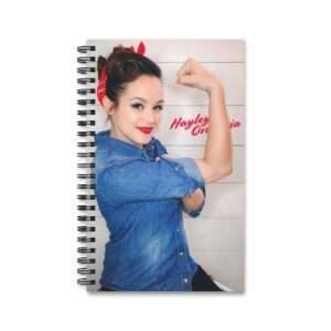 Actress Hayley Orrantia Women Power - Spiral Notebook Journal
