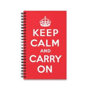 Keep Calm and Carry On - Spiral Notebook Journal