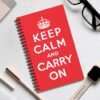 Keep Calm and Carry On - Spiral Notebook Journal - Image 5
