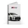 White GR Yaris Toyota - Spiral Notebook Journal - Image 2
