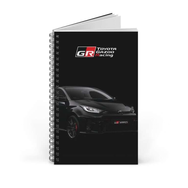 Black GR Yaris Toyota - Spiral Notebook Journal - Image 2