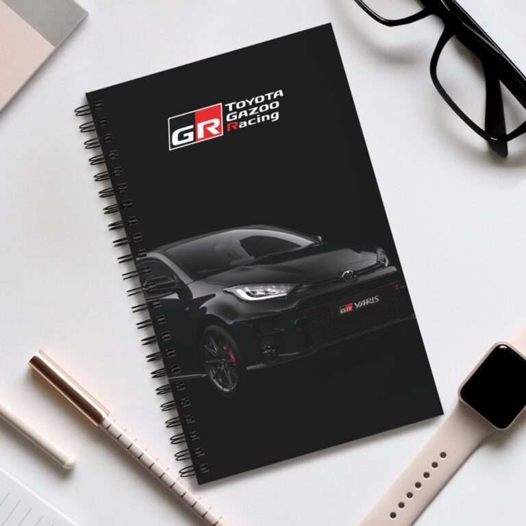 Black GR Yaris Toyota - Spiral Notebook Journal - Image 5