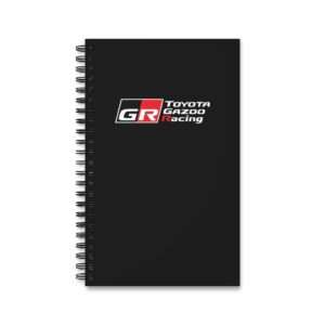 Black GR Toyota Gazoo Racing - Spiral Notebook Journal