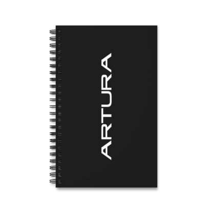 McLaren Artura black spiral notebook journal