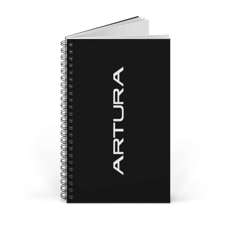 McLaren Artura - Black Spiral Notebook Journal - Image 2