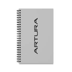 McLaren Artura grey spiral notebook journal