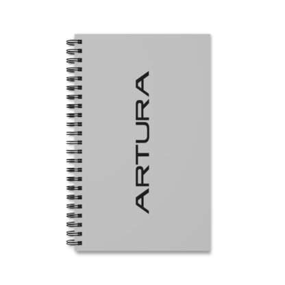 McLaren Artura grey spiral notebook journal
