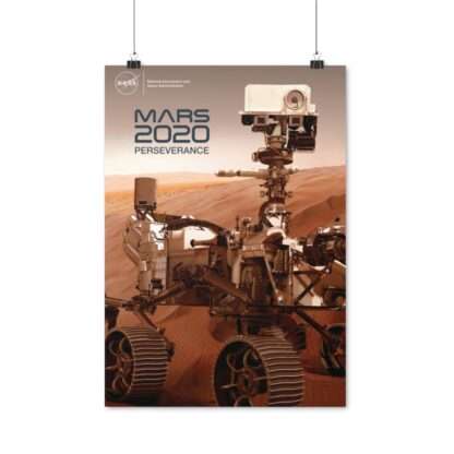NASA poster print for Mars 2020 Perseverance Rover