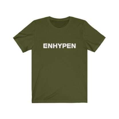 Army Green Enhypen Unisex T-Shirt for Men and Women