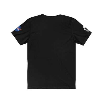 Black NASA t-shirt with Patch of Mars 2020 Perseverance mission - back