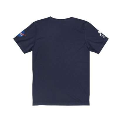 Navy-blue NASA t-shirt with Patch of Mars 2020 Perseverance mission - back