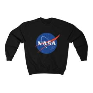 Classic NASA unisex sweatshirt - black