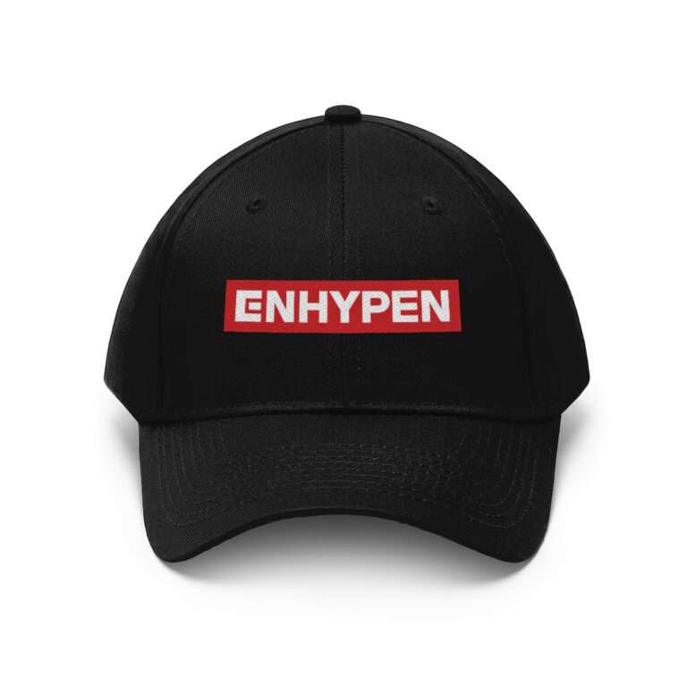 Black Enhypen Hat for Men and Women