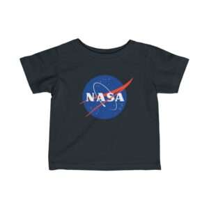 Black NASA baby t-shirt