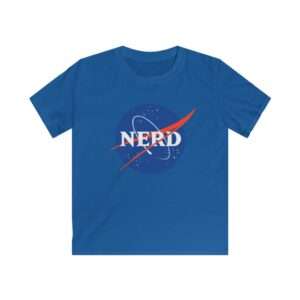 NASA "Nerd" kids t-shirt - blue