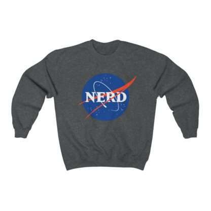 NASA "Nerd" unisex sweatshirt - dark-heather