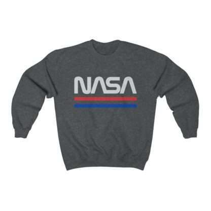 Retro style NASA unisex sweatshirt - dark-heather