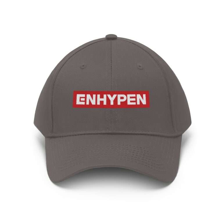 Gray Enhypen Hat for Men and Women
