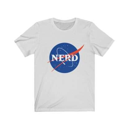 NASA "Nerd" unisex t-shirt - ash-grey