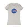 Grey NASA "nerd" women's t-shirt