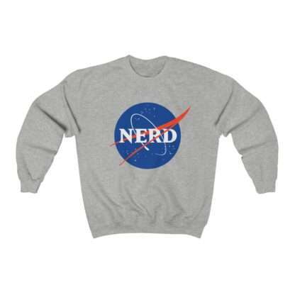 NASA "Nerd" unisex sweatshirt - heather