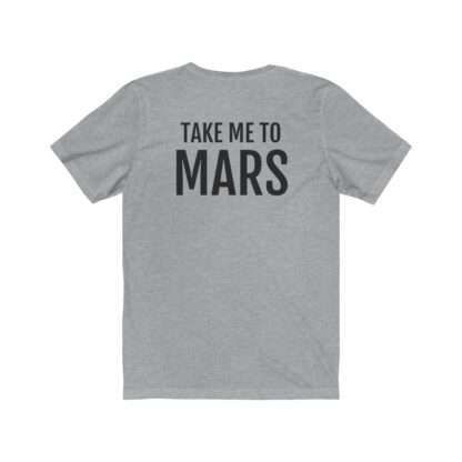 "Take Me To Mars" NASA unisex heather t-shirt - back
