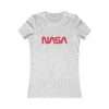Heather NASA women t-shirt featuring NASA worm logo