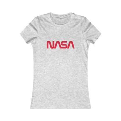 Heather NASA women t-shirt featuring NASA worm logo