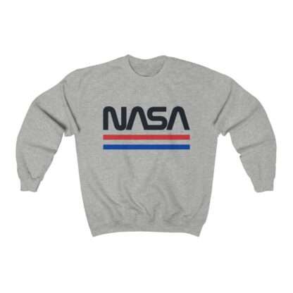 Retro style NASA unisex sweatshirt - heather