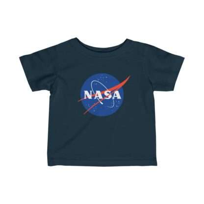 Navy-blue NASA baby t-shirt