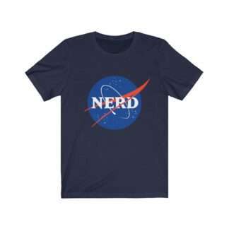 NASA "Nerd" unisex t-shirt - navy-blue