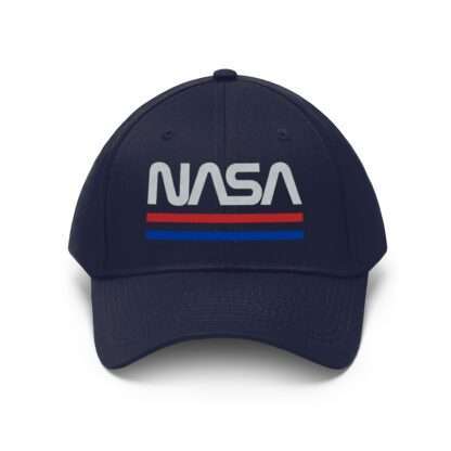 Navy-blue NASA hat in retro style
