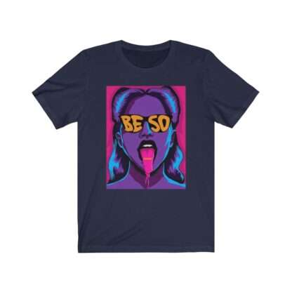 Navy Blue Unisex T-Shirt with Animux Beso Album Art