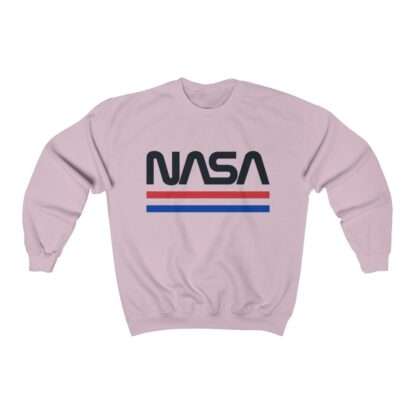 Retro style NASA unisex sweatshirt - pink