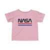 Pink NASA baby t-shirt - retro edition