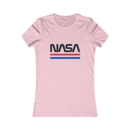 Pink NASA women's t-shirt - retro style