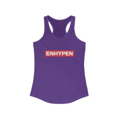 Purple Enhypen Racerback Tank for Women