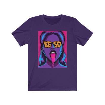 Purple Unisex T-Shirt with Animux Beso Album Art