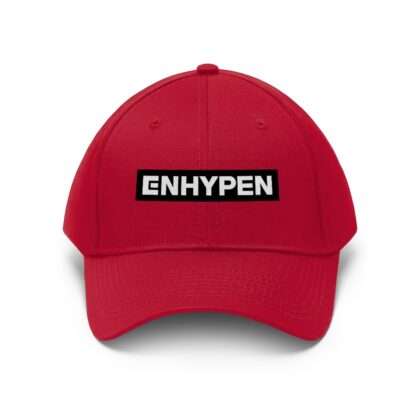 Red Enhypen Hat for Men and Women