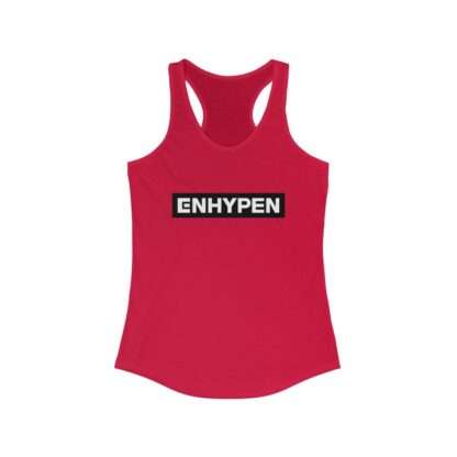 Red Enhypen Racerback Tank for Women