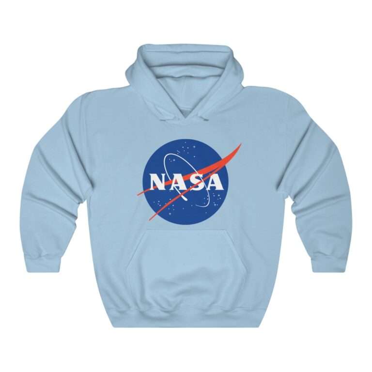 Classic NASA unisex hoodie - sky-blue