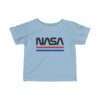 Sky-blue NASA baby t-shirt - retro edition