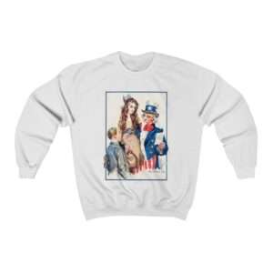Uncle Sam Boys and Girls by James Montgomery Flagg - Sweatshirt