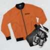 "Take me to mars" orange NASA unisex bomber jacket