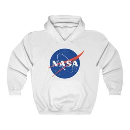 Classic NASA unisex hoodie - white
