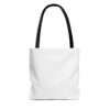 Back of white Enhypen tote bag