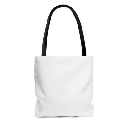 Back of white Enhypen tote bag