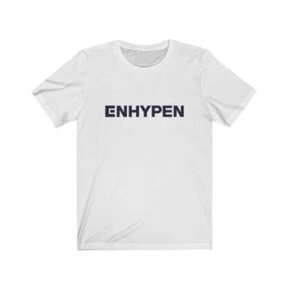 White Enhypen Unisex T-Shirt for Men and Women