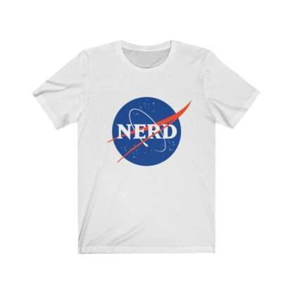 NASA "Nerd" unisex t-shirt - white